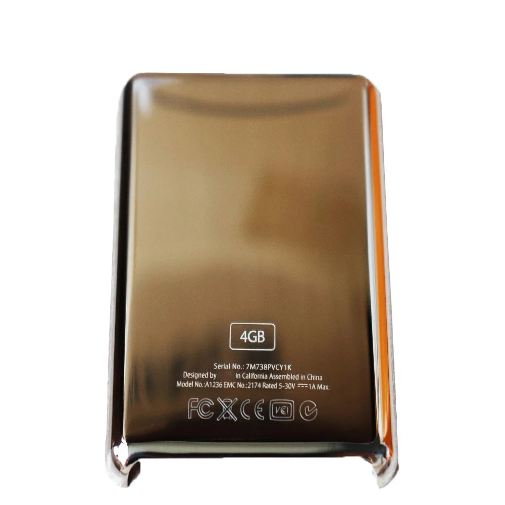 Metal back rear housing case cover replacement for iPod nano 3rd gen 4gb 8gb with brand logo