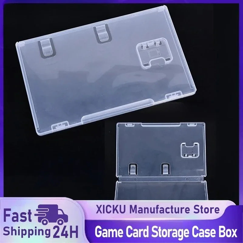 Game Card Storage Case Box Transparent Cartridge Holder Shell For Switch NS With Book Holder For Inserted Cover
