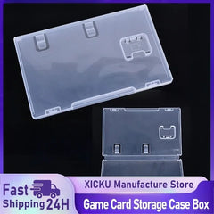 Game Card Storage Case Box Transparent Cartridge Holder Shell For Switch NS With Book Holder For Inserted Cover