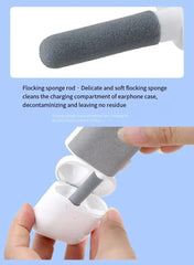 5-in-1 Cleaner Kit Laptop Screen Cleaner Kit Multifunctional Wireless Earphones Cleaning Tool For LPhone ChargingPort