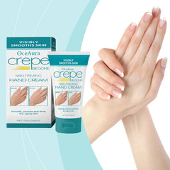 Crepe Begone Firming Hand Cream - Anti-Aging Treatment for Dry Skin, Visibly Smooths & Plumps, 75g/2.65oz