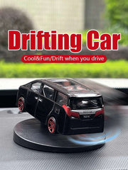 Drifting MPV Van Car Model Dashboard Ornaments Cool Fun Swing Moving Turning Interior Accessories Commercial Vehicle Decor Items