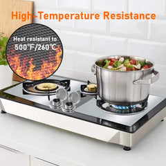 4/8PCS Stove Protector Cover Liner Gas Stove Protector Gas Stove Stovetop Burner Protector Kitchen Accessories Mat Cooker Cover