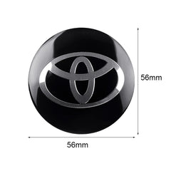 56mm Car Aluminum Logo Wheel Center Hub Cap Badge Sticker Accessories For Toyota Prado Aqua Hilux Prius Rav4 Camry TRD Venza GR