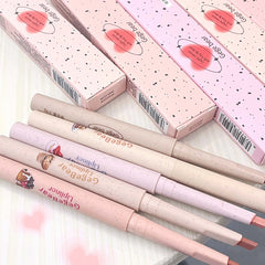 قلم تحديد الشفاه Nude Lip Liner Gege Bear Matte Velvet Lip Liner يدوم طويلاً ومقاوم للماء وقلم رسم خط الشفاه
