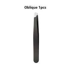 Eyebrow Tweezer Colorful Hair Beauty Fine Hairs Puller Stainless Steel Slanted Eye Brow Clips Removal Makeup Tools