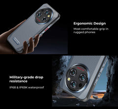 Oukitel WP35 PRO Rugged Smartphone 5G 11000mAh 36GB+512GB, 6.6" 2.4K Display Andiron 14, 64 MP, NFC Cell Phone