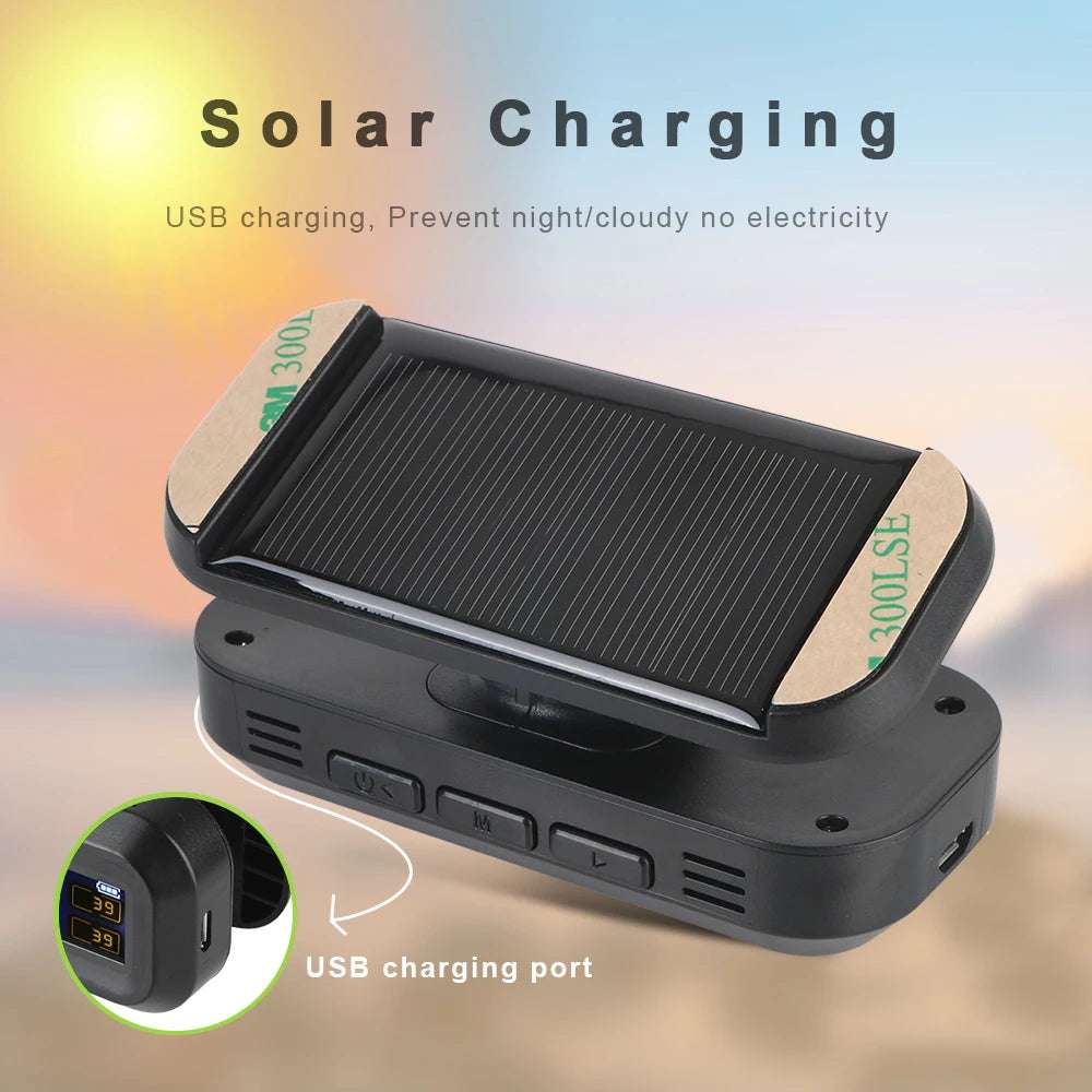 Tire Pressure Monitoring System Temperature Warning New C External Battery Version Sensors Solar TPMS Car Tyre Pressure Monitor