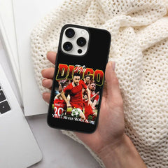 Diogo Jota Soccer Football Phone Case For iPhone 15 Pro TPU Shockproof Phone Cover