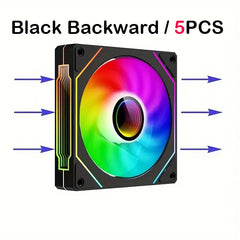 مروحة تبريد علبة PRISM IV PRO مقاس 120 مم، 5 فولت، 3 سنون ARGB، 12 فولت، 4 سنون PWM، لوحدة المعالجة المركزية والعلبة، سلسلة Infinity Mirror، 1650 دورة في الدقيقة، 65 قدم مكعب في الدقيقة
