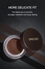 GECOMO Long Wear Matte Eyeliner Gel Cream, Quick Drying Waterproof Eyeliner Gel
