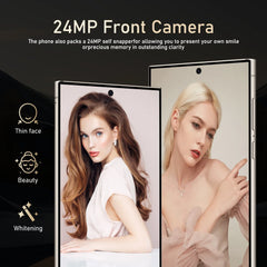 S24 Pro، هاتف ذكي يعمل بنظام أندرويد، شاشة 6.8 بوصة، ذاكرة وصول عشوائي (RAM) سعة 8 جيجابايت، ذاكرة قراءة فقط (ROM) سعة 256 جيجابايت، ثنائي الشريحة، هاتف محمول، متجر Google Play، كاميرا 24+48 ميجابكسل، 6000 مللي أمبير/ساعة، هواتف محمولة