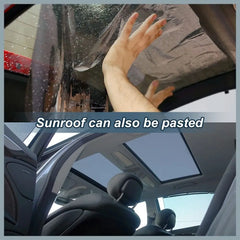 50x3m Car Windshield Sun Visor Strip Tint Film Front Glass VLT 1%-50% Sun Shade Window Film Decal Car UV Protector Foils Stickes