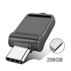 محرك أقراص فلاش USB Type-c 2 في 1 من شاومي بسعة 2 تيرابايت 3.1، عالي السرعة، نقل بيانات، قرص معدني مقاوم للماء، عالمي للهواتف المحمولة والكمبيوتر
