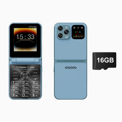SERVO i16 PRO MAX Flip Mobile Phone 4 SIM Standby Speed Dial Magic Voice Flashlight Call Recording 2G GSM Button Fold Cellphones