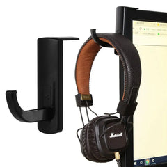 1PC Earphone holder Headphone Headset Hanger Holder Hook With Tape Sticker for Desk PC Display Monitor headphone Accessories