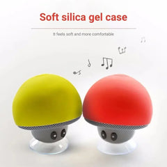 مكبر صوت XIKCU Bluetooth Mushroom مقاوم للماء يمكن استخدامه كحامل للهاتف المحمول مناسب للحفلات العائلية والحفلات الصغيرة