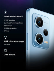 هاتف Xiaomi Redmi Note 12 Pro 5G الذكي العالمي بذاكرة قراءة فقط ROM ومعالج MTK Dimensity 1080 وشاشة OLED مقاس 6.6 بوصة وكاميرا 50 ميجابكسل وبطارية 5000 مللي أمبير في الساعة وشحن سريع 67 واط