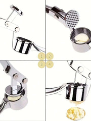 1pc, Garlic Press Washable Garlic Crusher Ginger Juicer Garlic Masher, Garlic Minver, Kitchen Supplies, Kitchen Gadgets
