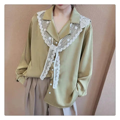 Women Shrugs Lace Hollow Out Female Summer Casual All-match Shawls Simple Scarf-collar Sleeveless Knitted Tops Korean Style Chic