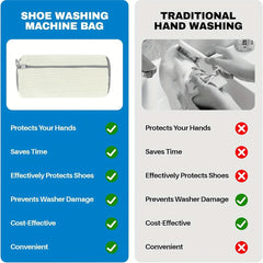 Washing Shoes Bag Protector Fluffy Fibers Polyester Washing Shoes Machine Friendly Laundry Bag Drying Bags Storage Organize