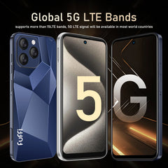 Global Vision I16 Pro Smartphone 5G Android 5300mAH 12GB RAM 512G ROM 6.56Inch 1080x2640HD 24+48MP MTK10 4G Network Mobile Phone