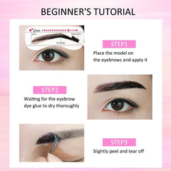 3D Peel-Off Eyebrow Gel Tint, Waterproof Tattoo Cream, Long-Lasting Dye, Natural Brow Shaping, Unisex, Safe for All Skin Types