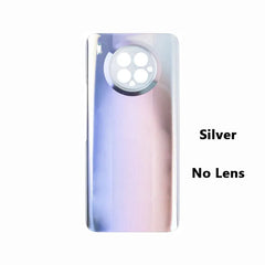For Huawei Honor 50 Lite Battery Back Cover 3D Glass Panel Rear Door Housing Case With Camera Frame Lens+Adhesive