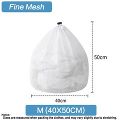 1PC Mesh Laundry Wash Bag – Machine Washable with Drawstring, Reusable & Travel-Friendly for Blouses, Stockings & Underwear