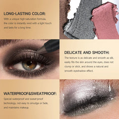 1PC Eye Brightening, Sponge Tip, Easy To Apply, Even and Smooth, 2-in-1 Eye Shadow Stick, Perfect for Music Festivals