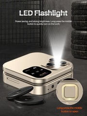 هاتف محمول جديد SERVO i16 Pro Max صغير الحجم قابل للطي، شبكة 4G، شريحتي اتصال، وضع الاستعداد، تسجيل المكالمات، اتصال سريع، FM، هاتف محمول صغير قابل للطي مقاس 1.77 بوصة