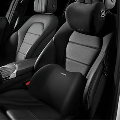 Ergonomic Memory Foam Car Seat Cushion - Lumbar Support & Neck Pillow For All-Season ComfortSynthetic Fiber Car Accessories