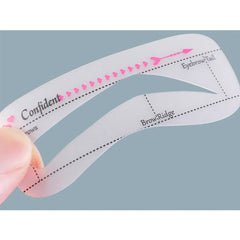 10-50Pcs Card Eyebrow Stencil Reusable Eyebrow Stencil Eye Brow Drawing Guide Beauty Tool Stickers Styling Shaping Template Card