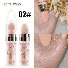 Glitter Shimmer Contour Shading Illuminator for Women Face Body Makeup Highlighter Powder White Moonlight