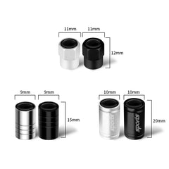 4Pcs Car Wheel Tire Valve Caps Protection Cover Auto Accessories For Toyota Fortuner Chr Verso Prius Mirai Hiace Trd Corolla GR