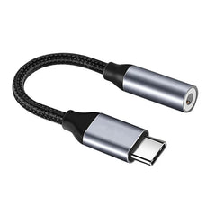 60W PD Fast Charger Cable 2 in 1 USB C Splitter Type C Headphones Jack Audio Adapter For Samsung S24 Xiaomi Huawei iPhone 15 16