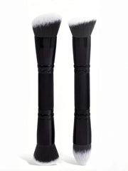 Double-Headed Foundation Brush 2 Foundation Brushes Multi-Functional Double-Headed Brush Multi-Functional Double-Headed Makeup Brush Multi-Purpose Makeup Brush Makeup Foundation Brush Contour Brush Concealer Brush