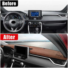 For Toyota RAV4 XA50 2019 2020 2021 2022 2023 2024 RAV 4 Hybrid Car Dashboard Cover Avoid Light Pad Anti-UV Carpets Non-Slip Mat