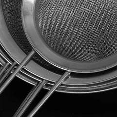Flour Strainer Mesh With Handle Diameter7/8/10/12/14/16/18/20/22cm Stainless Steel Colander Tea Sifter Kitchen Sieve Filter Tool
