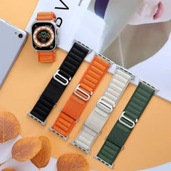 Alpine loop Strap for Apple watch Ultra Band 49mm 45mm 46mm 44mm 41mm 42mm 40mm Nylon bracelet correa series 10 9 8 7 SE 6 5 4 3