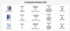 هاتف سامسونج جالاكسي S25+ 5G الذكي الأصلي Snapdragon 8 Elite 6.7 بوصة 120 هرتز شاشة AMOLED 2X بطارية 4900 مللي أمبير IP68 Samsung S25 Plus