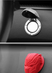 One Click Start Protection Cover For Automobile Interior Decoration Paste Ignition Ring Decoration Car Decor Car Accessories