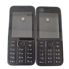 For Nokia 208 Full Complete Mobile Phone Housing Cover Case+English Keypad And Hebrew Keypad Replacement Parts