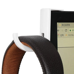 1PC Earphone holder Headphone Headset Hanger Holder Hook With Tape Sticker for Desk PC Display Monitor headphone Accessories