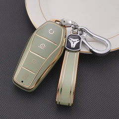 4 Buttons TPU Car Key Case for BYD Atto 3 Han EV Dolphin Remote Control Protect Cover Auto Accessories