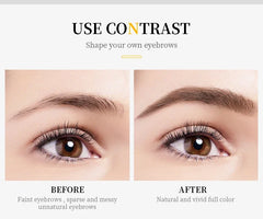 5 Colors Waterproof Four-Jaw Ultra-Fine Liquid Eyebrow Tattoo Pencil Sweat-Proof Dark Brown Liquid Brow Pen Makeup Cosmetics