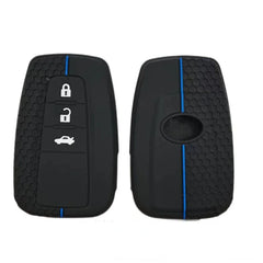 For Toyota Prius Camry Corolla Avalon CHR RAV4 Land Cruiser Prado Silicone Car Key Cover Accessories Rubber Case Protector Shell