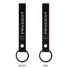 Car Key ring Key Fobs Suede Rope for Peugeot 206 307 308 3008 207 208 407 508 2008 5008 Car Key Chain car styling Accessories