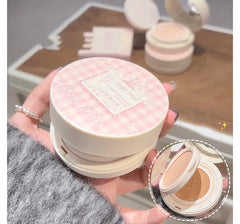 2 in 1 Double Layer Powder Cushion Clear Natural Lasting Brightening Gege Bear Makeup Concealer Loose Powder Cushion Cream