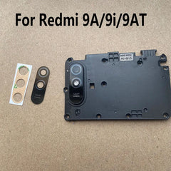 لكاميرا هاتف Xiaomi Redmi 9A 9i 9AT الخلفية، عدسة الكاميرا الخلفية الزجاجية مع غطاء الإطار البديل